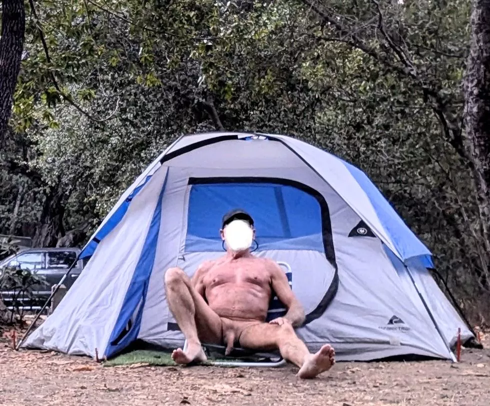 I took advantage of having a sheltered campsite 