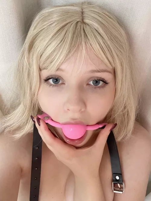 I want to feel the drool dripping through my gag