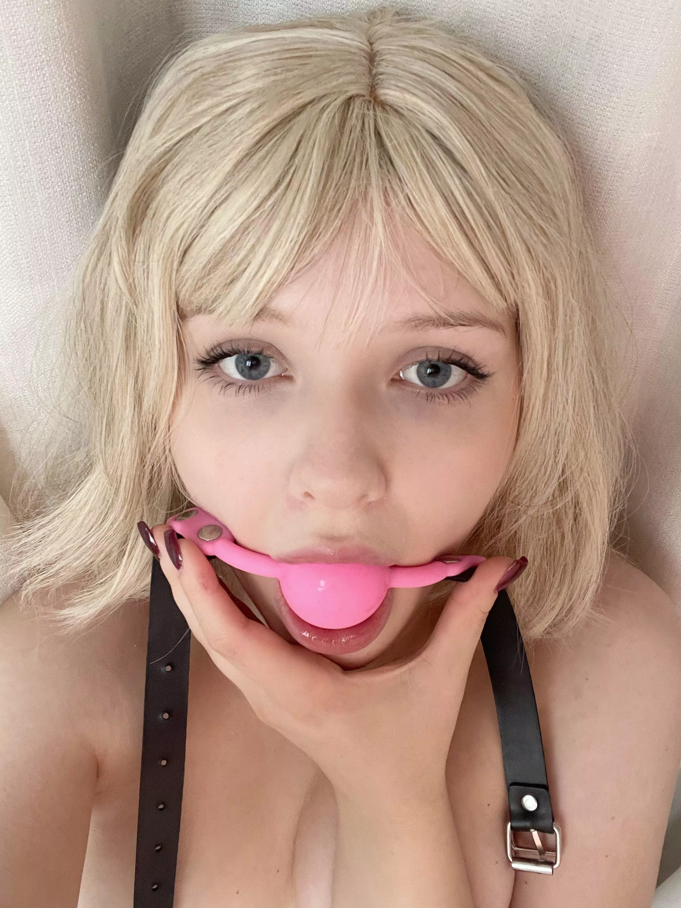 I want to feel the drool dripping through my gag