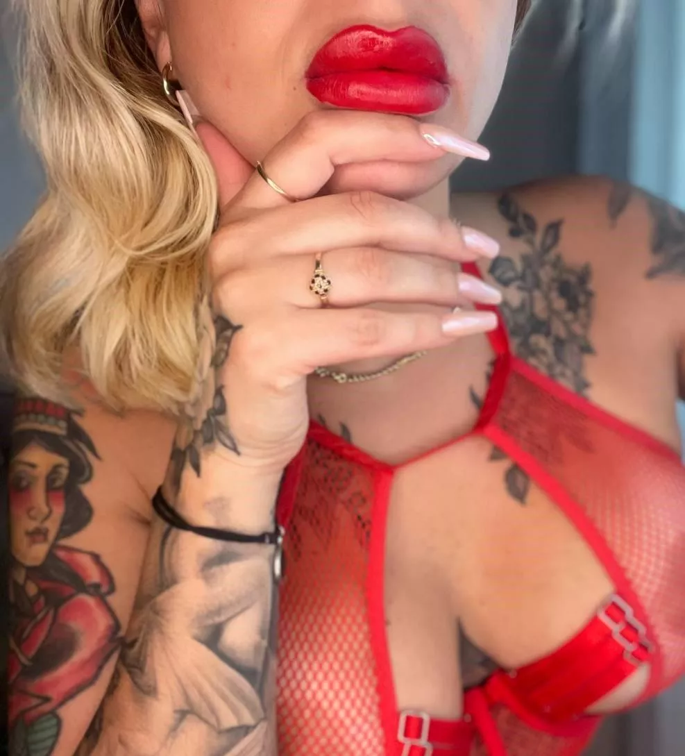 
I want to leave my lipstick marked on your body