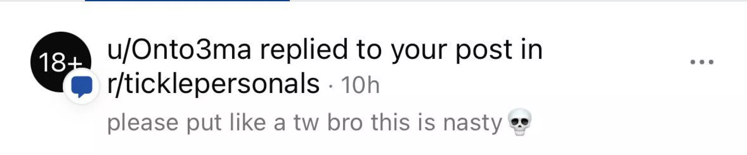 If Men in this group ever wonder why there’s a shortage of women who post here that aren’t OF here’s an example of the straw that broke the camel’s back 