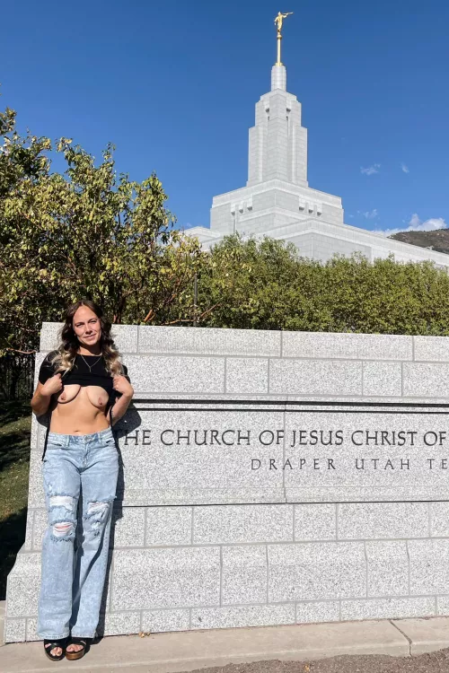 In the temple we face the sunlight of truth. And on this day I just faced sunlight in my eyes.