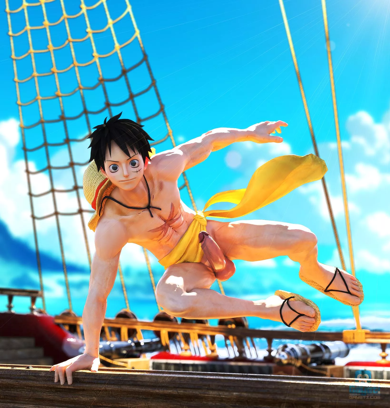 Is anyone a Luffy fan? ( artwork by @Unikorn10128168)