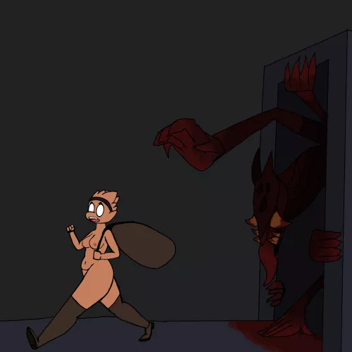 Kobotober day 8 monstrous 