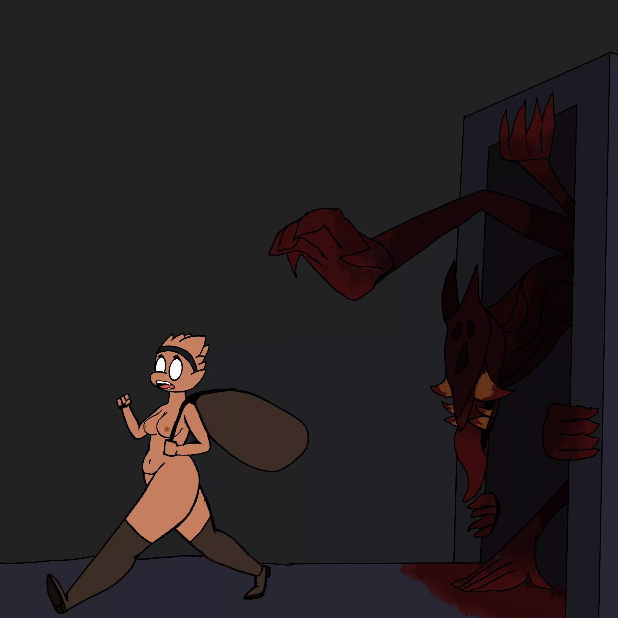 Kobotober day 8 monstrous 