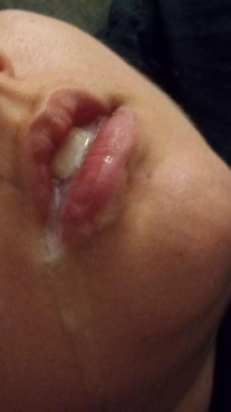 Letting it drip from my mouth🤤