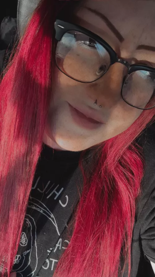 Mama helped me dye my hair! 