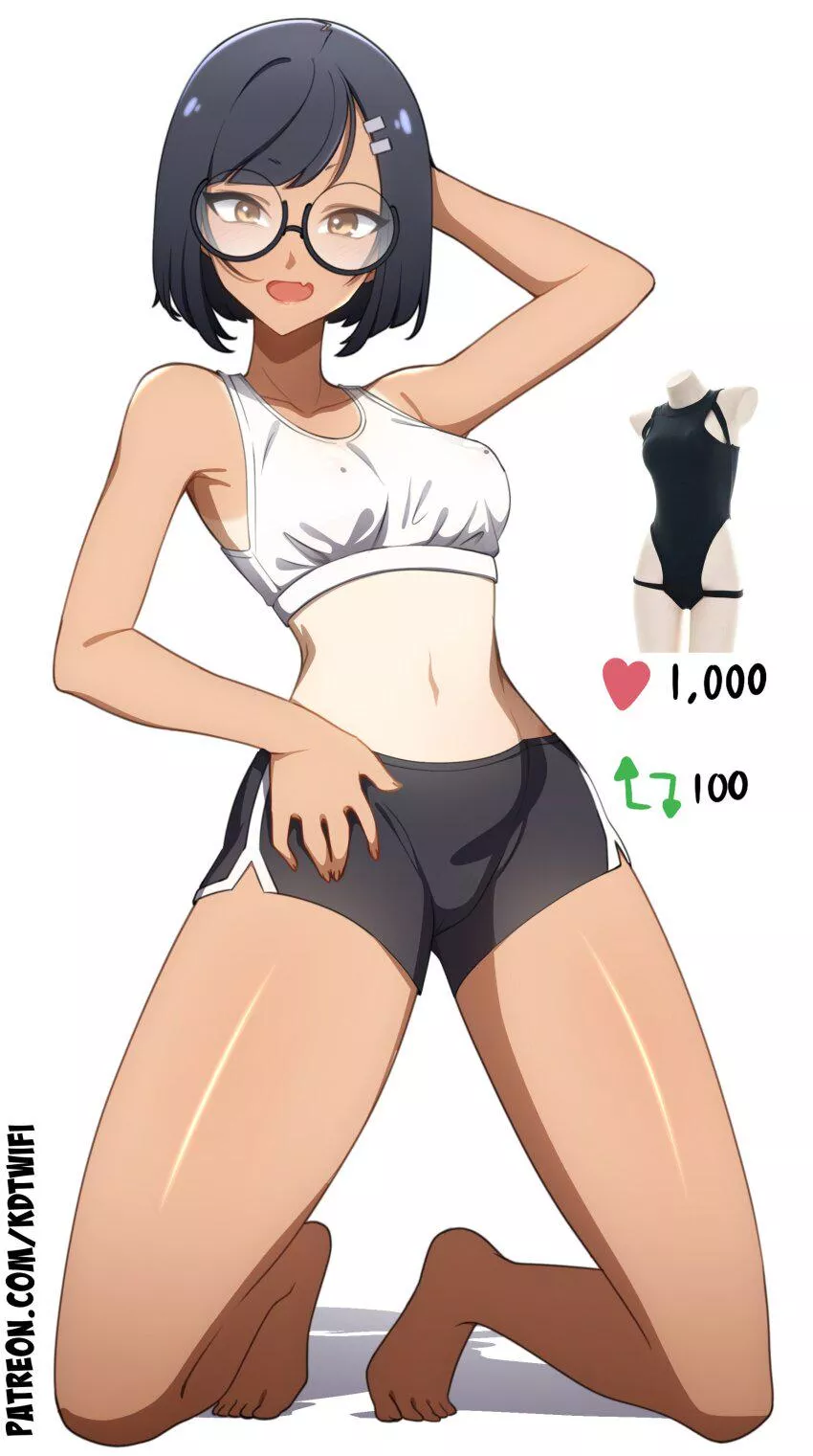  Nagatoro's cute short hair 