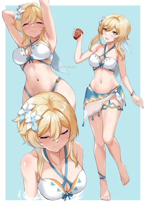 Natlan swimsuit Lumine