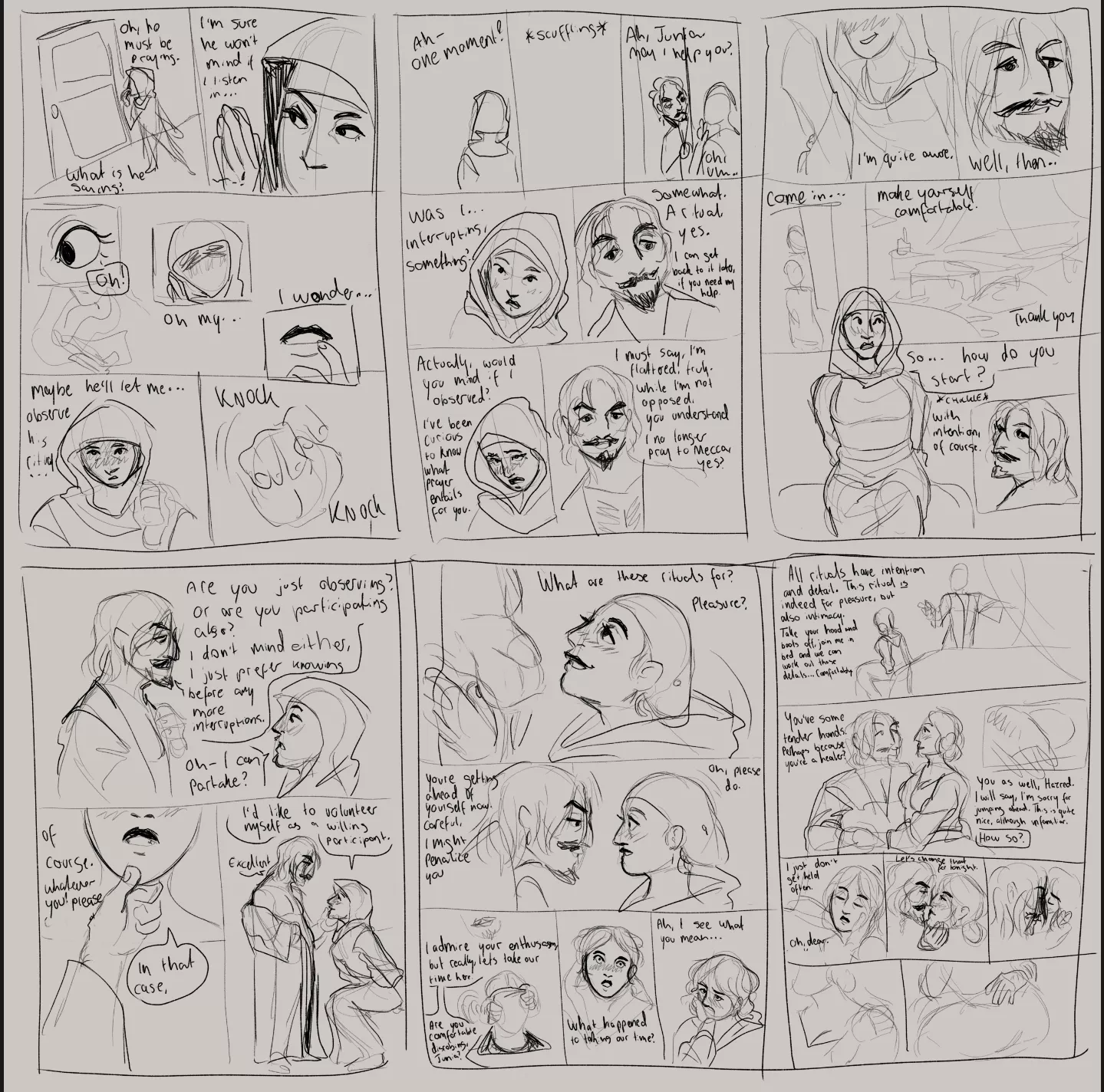 occultist/vestal comic