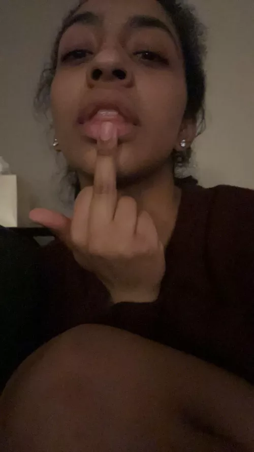 Seeing my middle finger is the highlight of your pathetic day💋