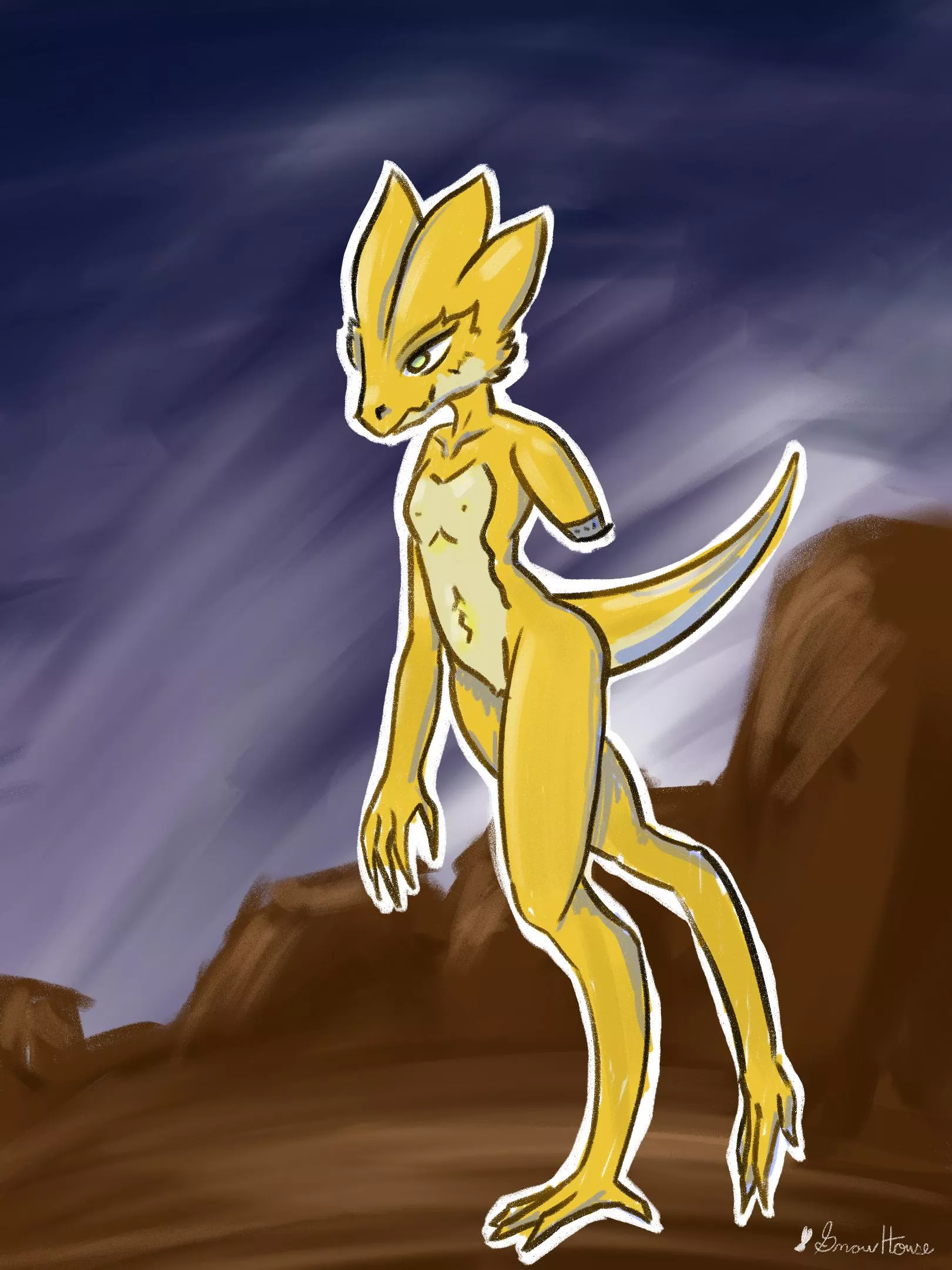 Something quick to try out new brushes. (Original)