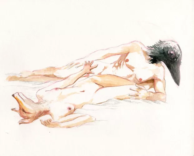 The fox and the crow by me