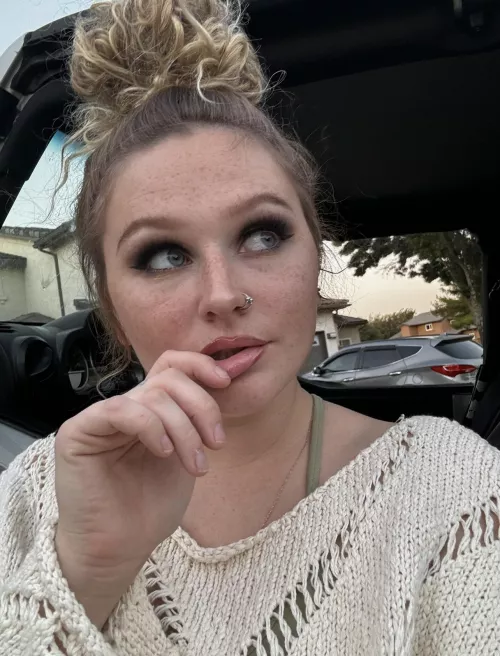 Watching my hot neighbor who was just inside me, greet his wife ;)