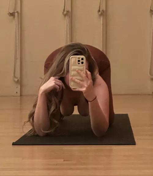 Would you get distracted seeing them hang in yoga class