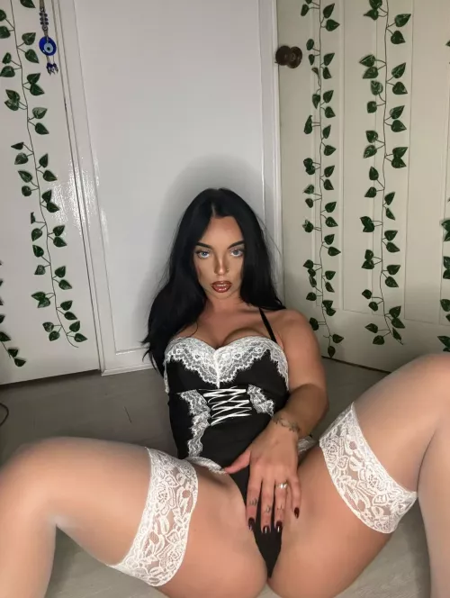 Would you mind this slutty maid cleaning your mess? 