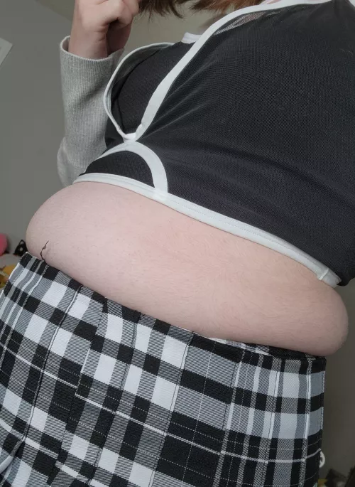 You know I'm thinking this old skirt *might* be a little too small nowadays 