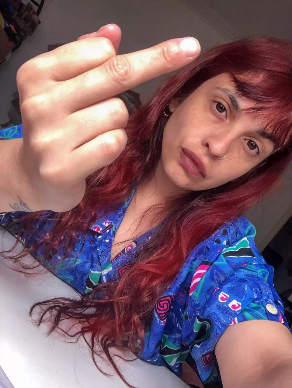 You like my middle finger don't you? 