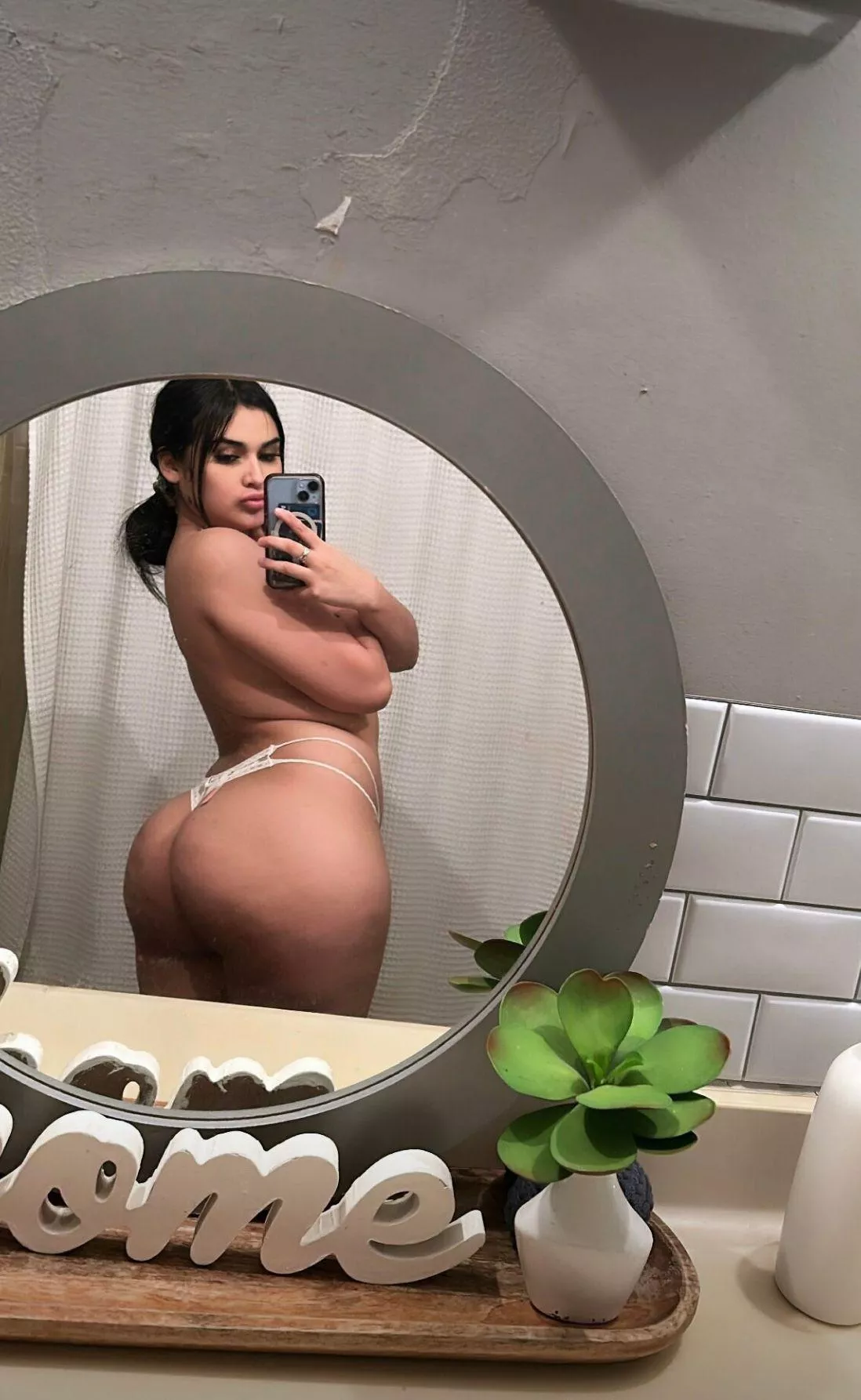 You like what you see in the mirror