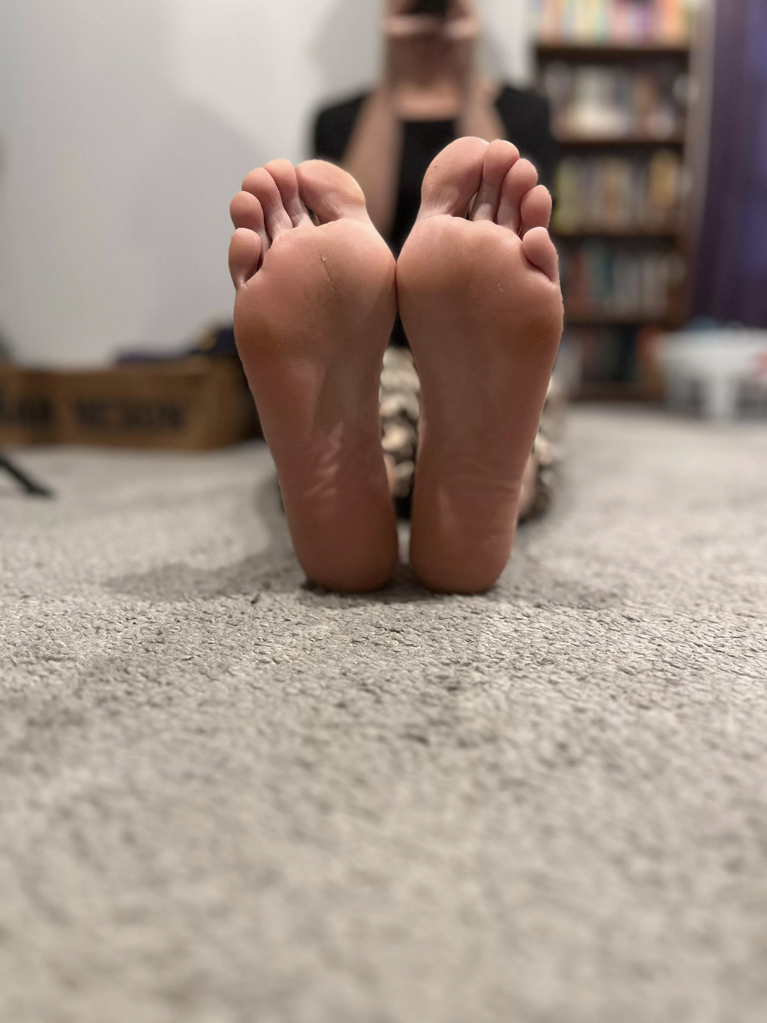 You would do anything I want just to lick these soles once. 😈