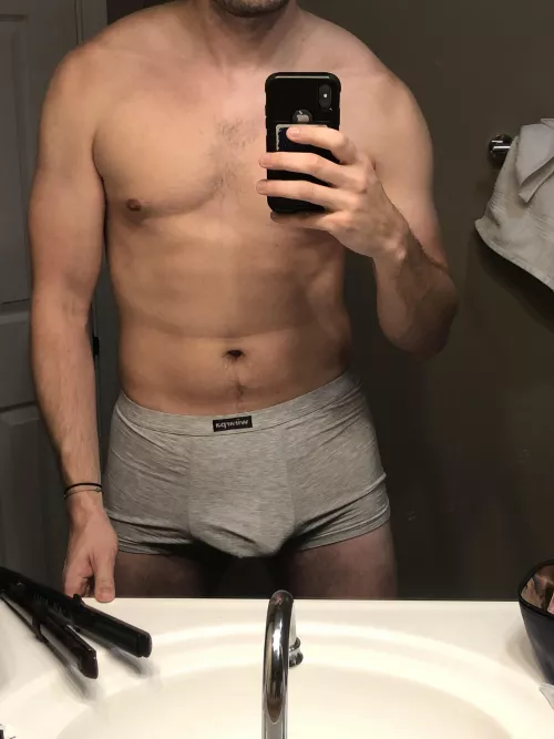 [33] My new boxer briefs came in. You think my wife will Iike them?