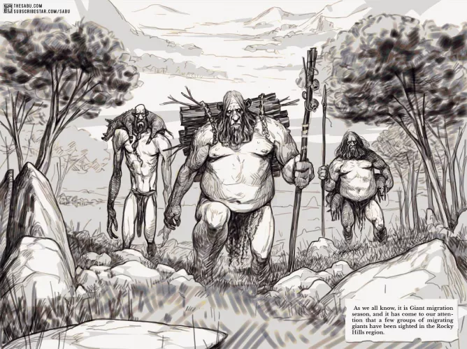 A note from Magistrate Theodore Black to the people of Mosswood Grove on the topic of migrating Giants 2/18