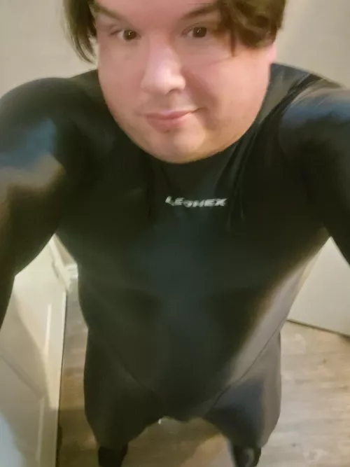 Always in something tight and shiny