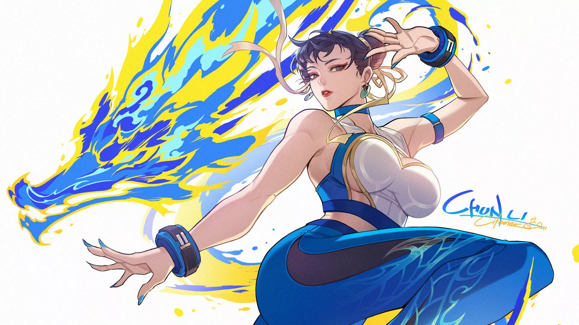 Artwork of Chun-Li