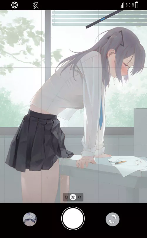 Awww, you poor thing... Couldn't wait for Daddy to get back home, so you rubbed your needy cunnie on his desk...?