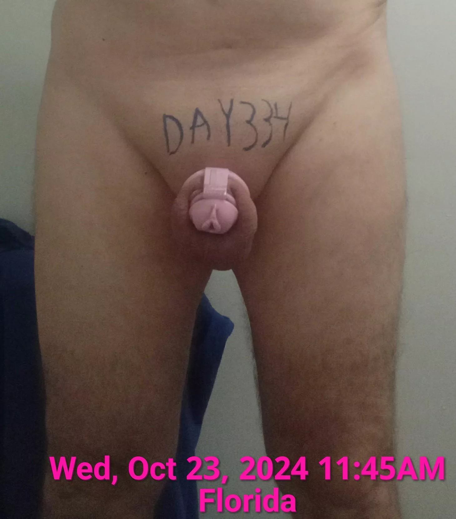 Beta sissy locked today's day 334
