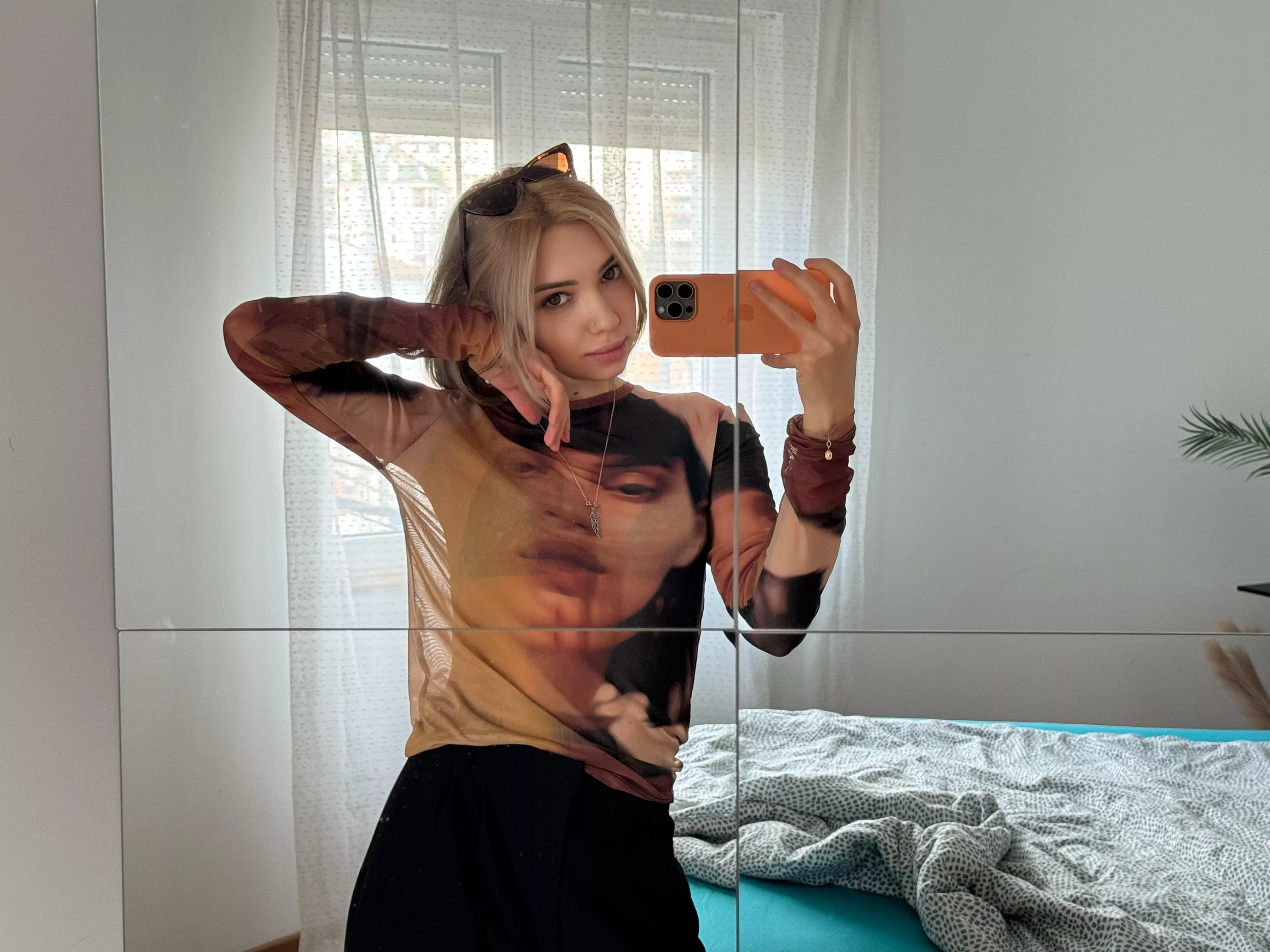 Classic morning selfie