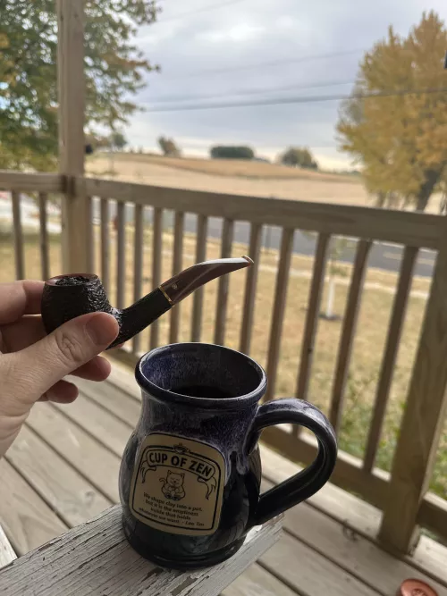 Cup of coffee and a bowl of PS402