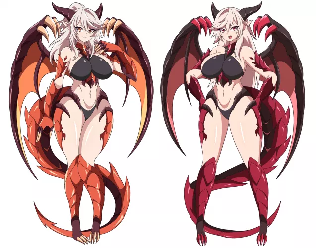 Dragon Girl Twins [Original]