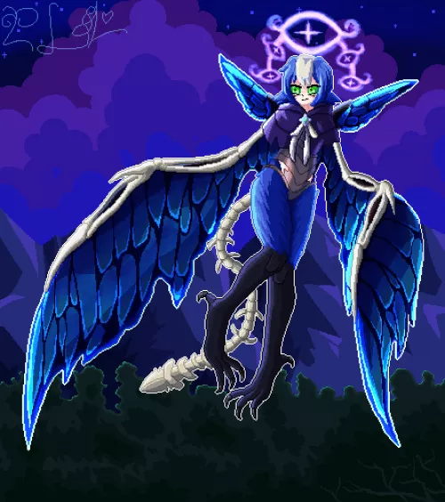 “Gaze in despair at the Fell Harpy” [OC~]