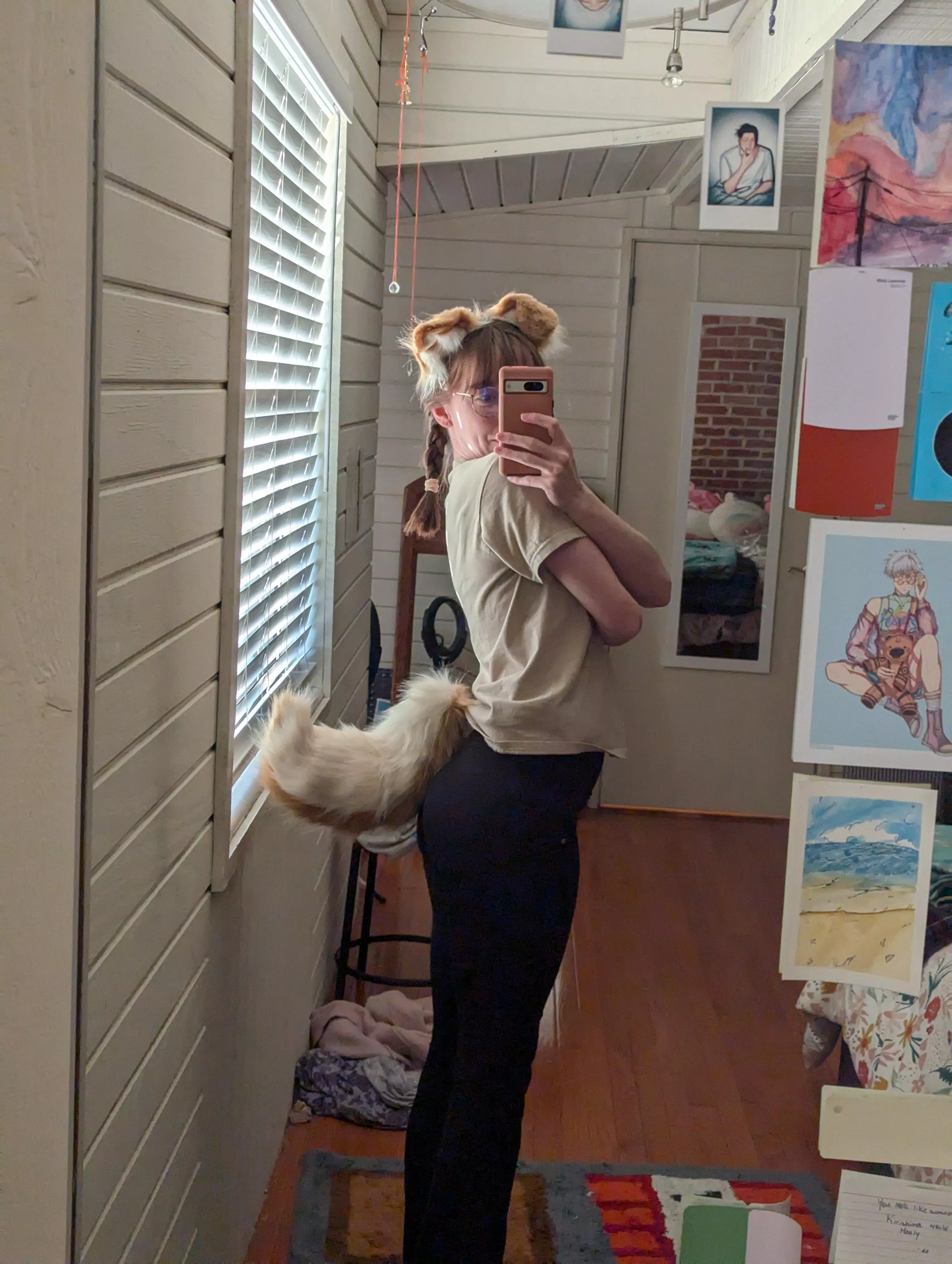 I got new ears and a tail! I love it so much🤍