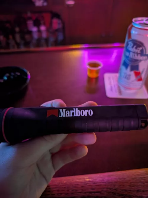 I had no idea marlboro had flashlights, but I got one