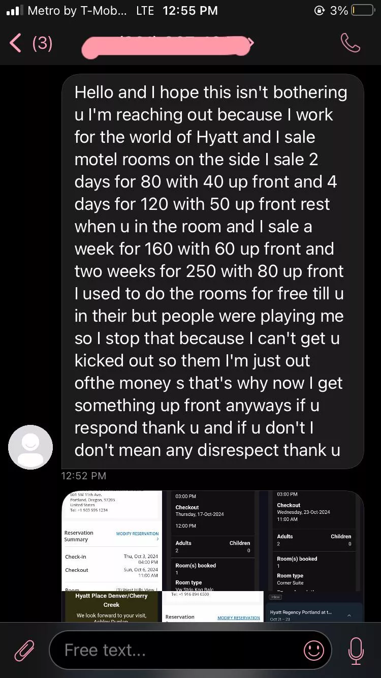 “I hope this isn’t bothering u” 🥱 