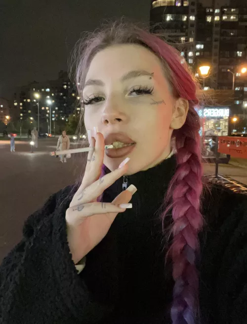 I hope you don't mind me smoking