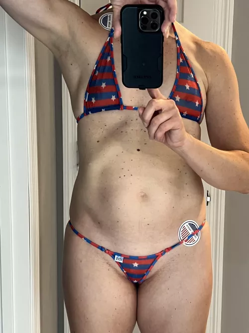 I thought I had lost this one! Supposed to be my 4th of July suit but it was lost in my bag! Boo..