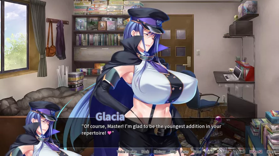I voice Glacia in Wonder Waifu : Ero-hero NTR! 💜 Check it out now on steam 😈
