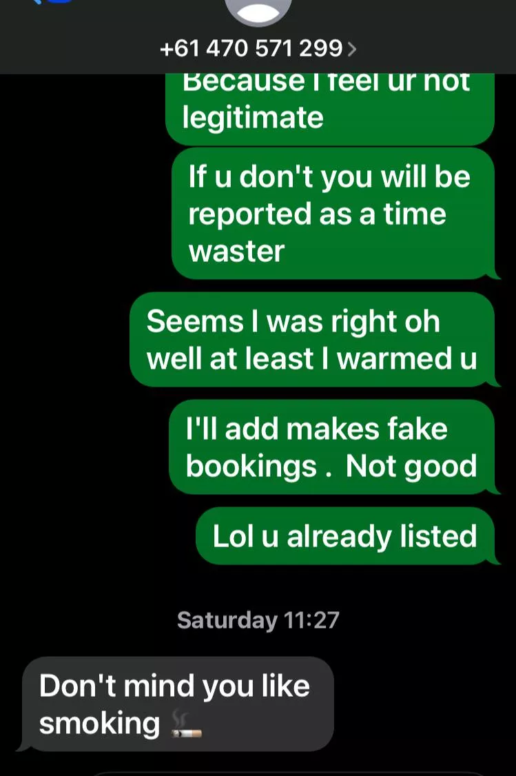 Oops missed final punch line