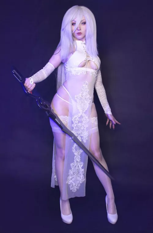 Shiroktsne as A2 from [Nier;Automata]