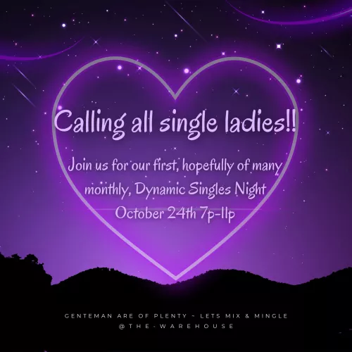 Social & play party for singles! ~ Oct 24th