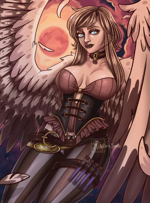 Steampunk harpy 
