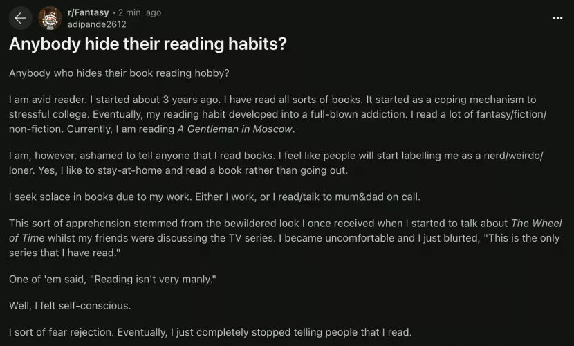 The Most Bullied Demographic: Re*ders