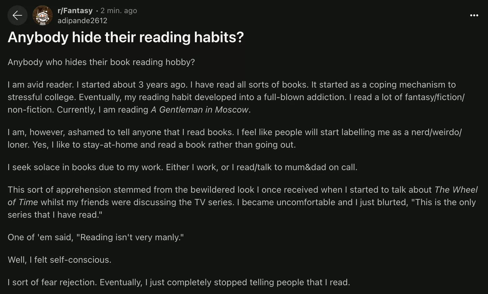 The Most Bullied Demographic: Re*ders