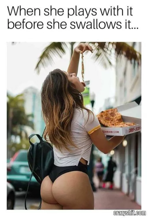 The one time you can play with your food 