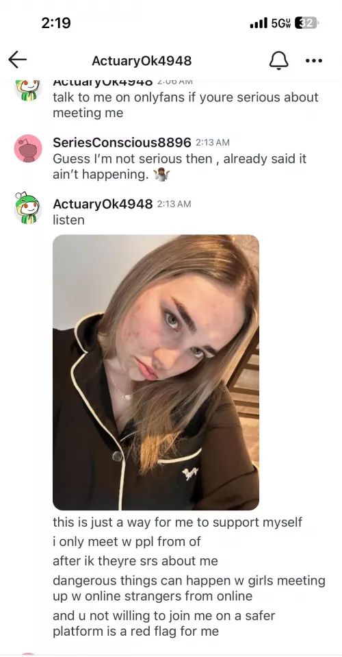 These type of bitches irritate my soul… I won’t say she a scammer but damn how dumb can you be to fall for that 💩 