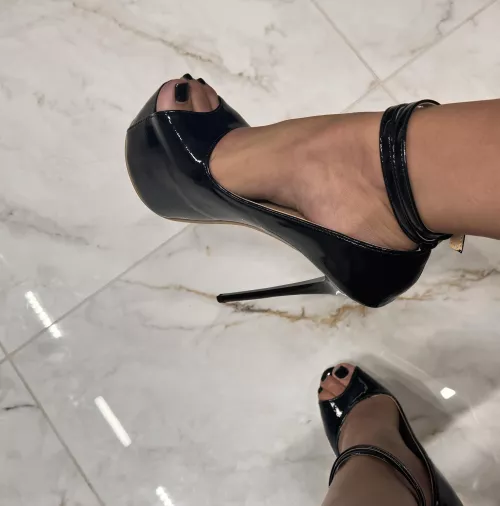Thrilled to find out my black heels still fit