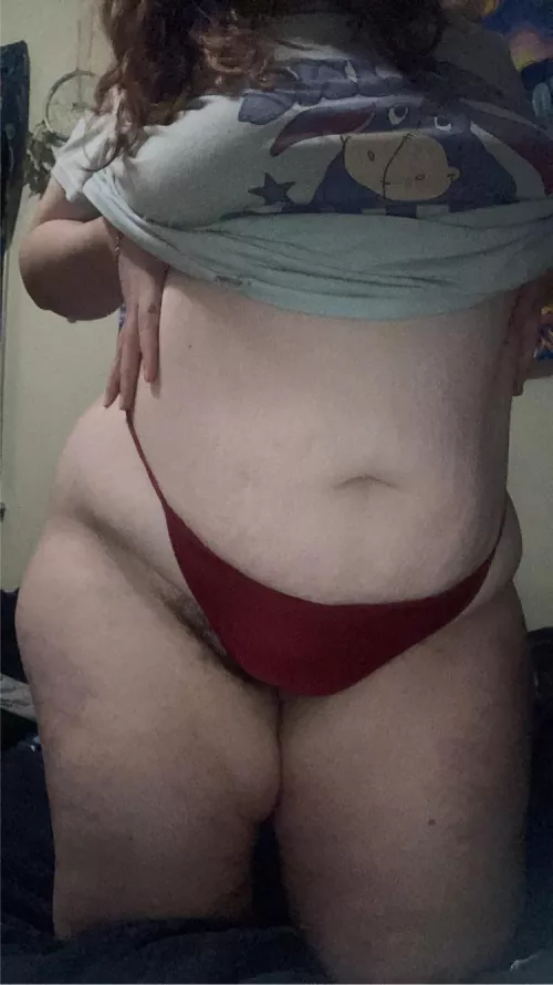 Watch cum drip out of my hairy pussy 